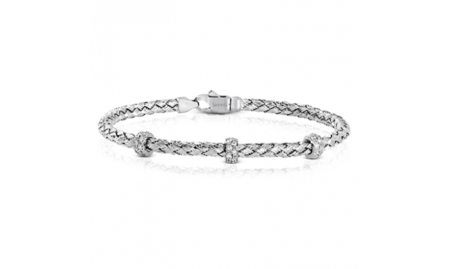 Simon G. Bangle 18k Gold (White) 0.33 ct Diamond - LB2093-18K