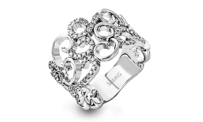 Simon G. Right Hand Ring 18k Gold (White) 0.35 ct Diamond - MR2640-18K