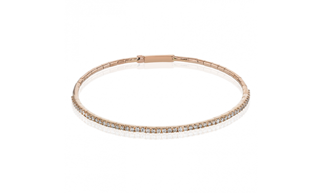 Simon G. Bangle 18k Gold (Rose) 0.76 ct Diamond - LB2320-R-18K