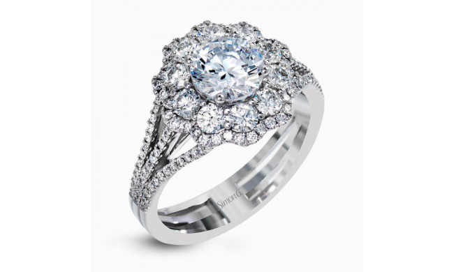 Simon G. 18k White Gold Diamond Engagement Ring - MR2624