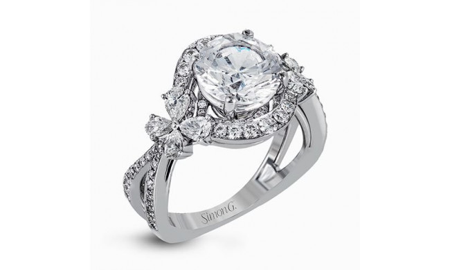 Simon G. 18k White Gold Diamond Engagement Ring - LP2301