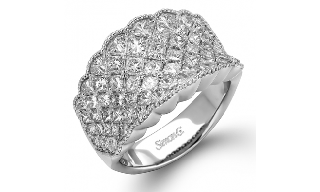Simon G. Right Hand Ring Platinum (White) 3.18 ct Diamond - MR2349-PT