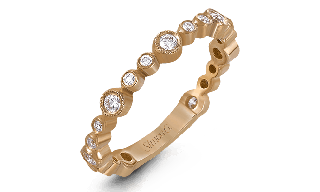 Simon G. Right Hand Ring 18k Gold (Rose) 0.3 ct Diamond - LP4333-R-18K