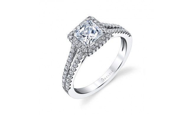 0.45tw Semi-Mount Engagement Ring With 1ct  Pri Head - sy175