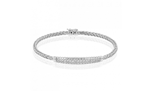 Simon G. Bangle 18k Gold (White) 0.5 ct Diamond - LB2231-18K