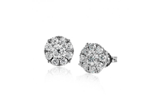 Simon G. 18k White Gold Diamond Earrings - ME1930