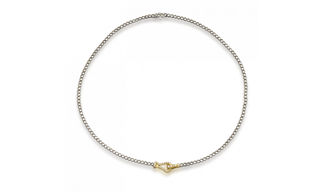 Simon G. Necklace 18k Gold (White, Yellow) 0.43 ct Diamond - LP4559-18K