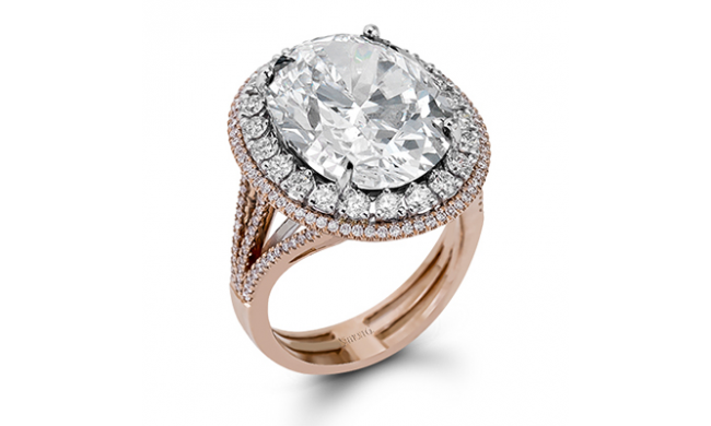 Simon G. Color Ring 18k Gold (White) 1.16 ct Diamond - MR2557-18K