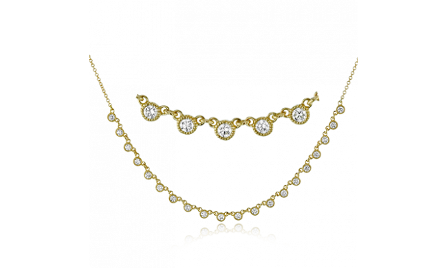 Simon G. Necklace 18k Gold (Yellow) 0.61 ct Diamond - LP4668-18K