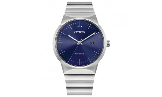 CITIZEN Eco-Drive Quartz Axiom Mens Watch Stainless Steel - BM7580-51L