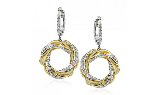 Simon G. Earring 18k Gold (White, Yellow) 0.47 ct Diamond - ME2363-18K