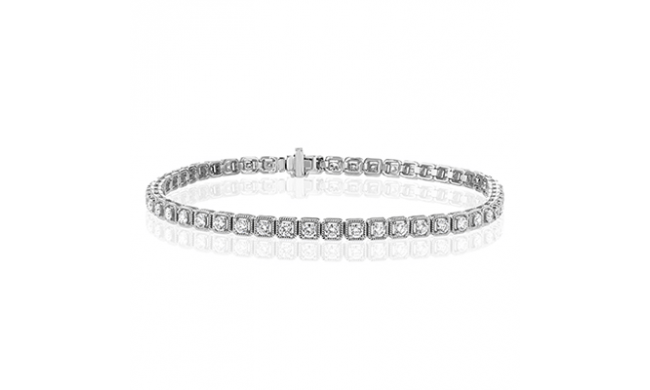 Simon G. Bracelet 18k Gold (White) 2 ct Diamond - LB2221-18KW