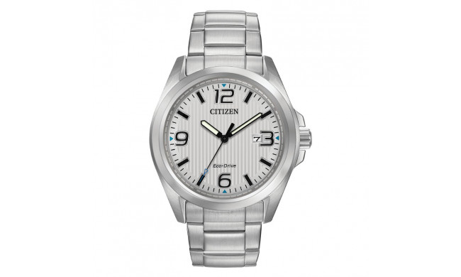 CITIZEN Eco-Drive Weekender Garrison Mens Watch Stainless Steel - AW1430-86A