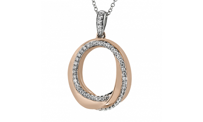 Simon G. Pendant 18k Gold (Rose, White) 0.25 ct Diamond - MP1752-A-18K