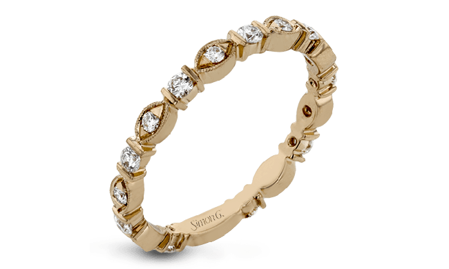 Simon G. Right Hand Ring 18k Gold (Rose) 0.37 ct Diamond - MR3002-R-18K