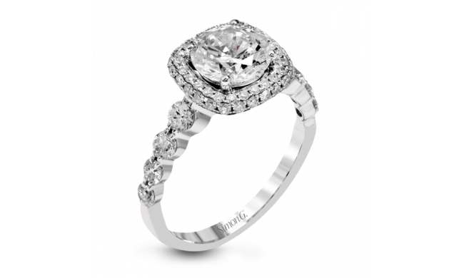 Simon G. 18k White Gold Diamond Engagement Ring - MR2477