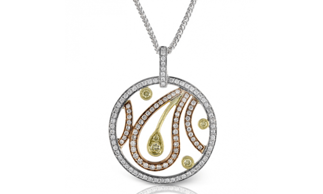 Simon G. Pendant 18k Gold (Rose, White, Yellow) 0.66 ct Diamond - MP1426-B-18K