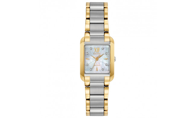 CITIZEN Eco-Drive Quartz Bianca Ladies Watch Stainless Steel - EW5554-58D