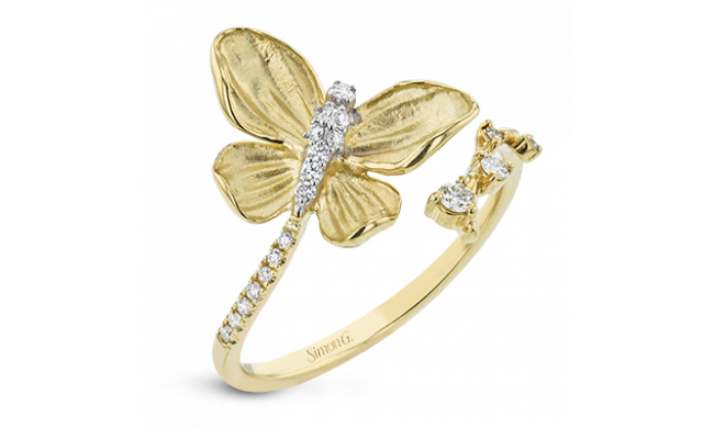 Simon G. Right Hand Ring 18k Gold (White) 0.2 ct Diamond - LR2767-18KW