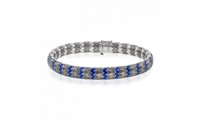 Simon G. Gent Bracelet 14k Gold (White) - BT1003-14K-TITANIUM