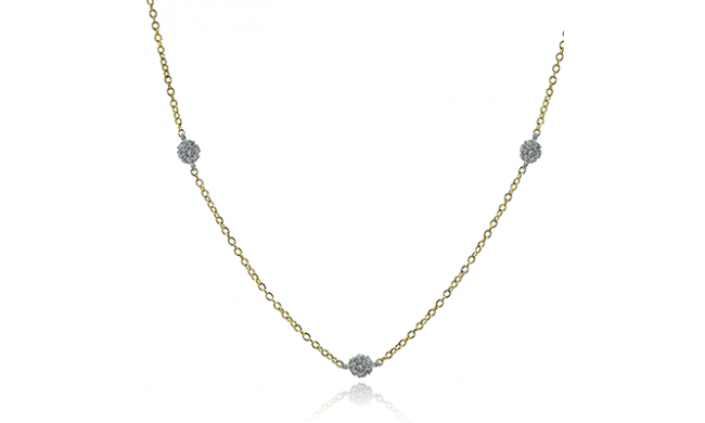 Simon G. Necklace 18k Gold (White, Yellow) 0.57 ct Diamond - CH119-Y-18K