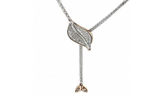 Simon G. Pendant 18k Gold (Rose, White) 0.19 ct Diamond - LP4469-18K
