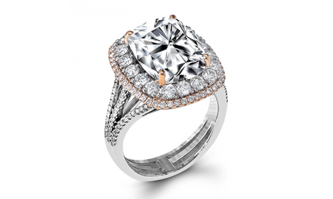 Simon G. Color Ring 18k Gold (Rose, White) 1.26 ct Diamond - MR2557-A-18K