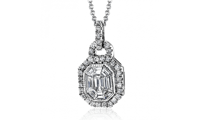 Simon G. Pendant 18k Gold (White) 0.83 ct Diamond - LP4353-18K