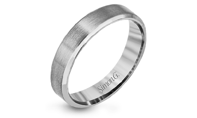 Simon G. Men Ring Platinum (White) - LG143-PT