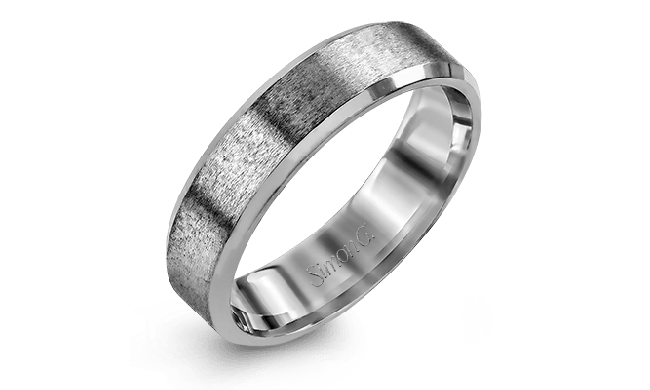 Simon G. Men Ring Platinum (White) - LG108-PT
