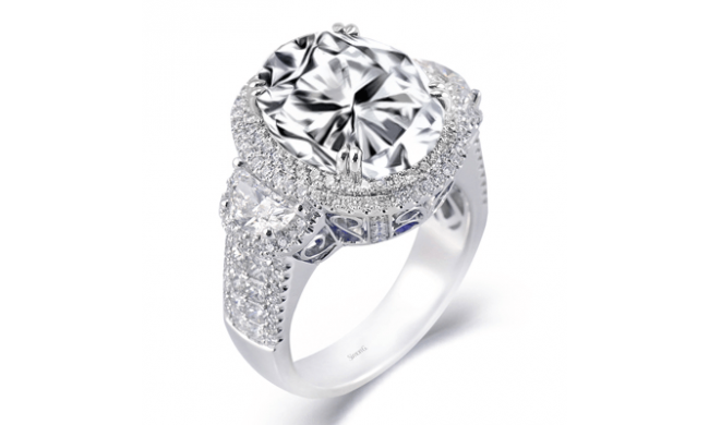 Simon G. Color Ring Platinum (White) 2 ct Diamond - MR2087-PT