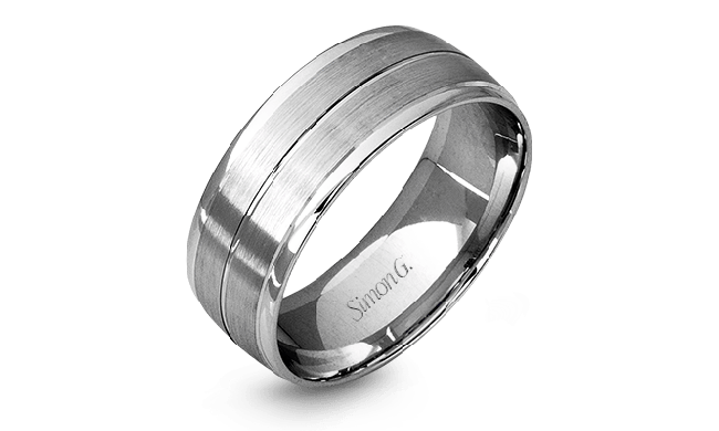 Simon G. Men Ring Platinum (White) - LG103-PT