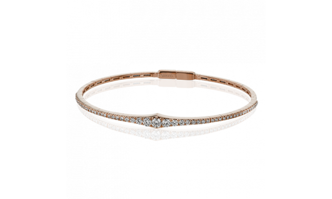 Simon G. Bangle 18k Gold (Rose) 0.88 ct Diamond - LB2310-R-18K