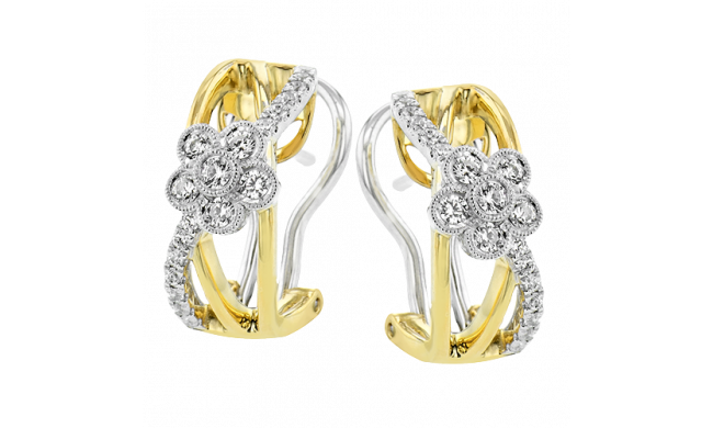 Simon G. Earring 18k Gold (White, Yellow) 0.33 ct Diamond - ME2376-18K