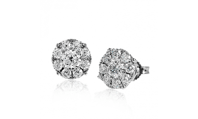 Simon G. Earring 18k Gold (White) 1.43 ct Diamond - ME1931-18K