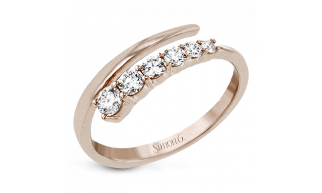 Simon G. Right Hand Ring 18k Gold (Rose) 0.38 ct Diamond - LR2499-R-18K