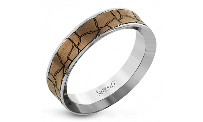 Simon G. Men Ring 18k Gold (Rose, White) - LG165-18K