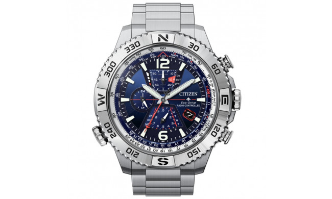 CITIZEN Eco-Drive Promaster Navihawk Mens Watch Stainless Steel - AT8220-55L