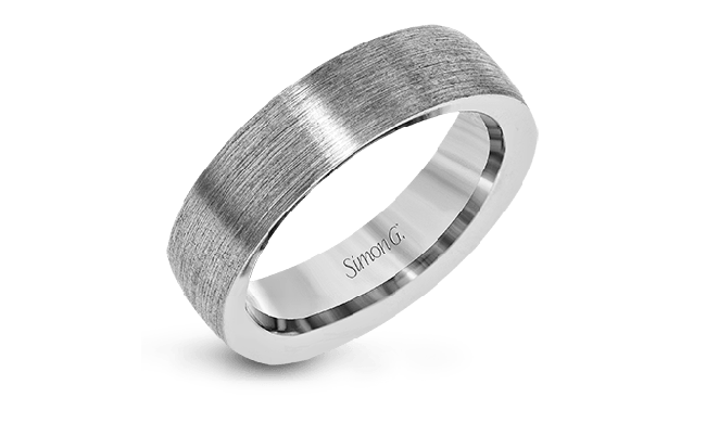 Simon G. Men Ring Platinum (White) - LG163-PT