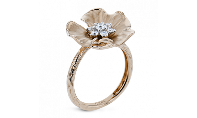 Simon G. Right Hand Ring 18k Gold (Rose) 0.42 ct Diamond - LR2999-R-18KR