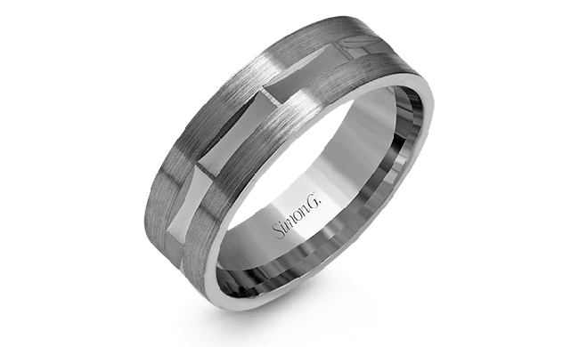 Simon G. Men Ring Platinum (White) - LG115-PT
