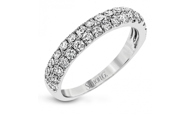 Simon G. 1.0 ctw Anniversary 18k White Gold Wedding Band - LR2120-W-18K