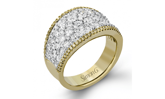 Simon G. Right Hand Ring 18k Gold (White, Yellow) 2.24 ct Diamond - MR2619-18KWY