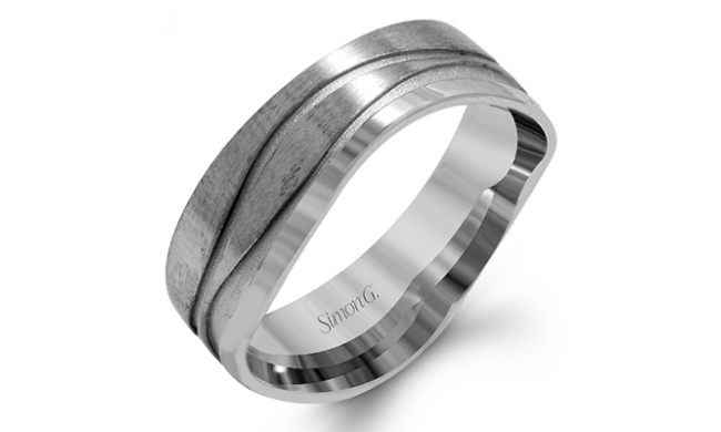 Simon G Men Ring Platinum (White) - MR2656-PT