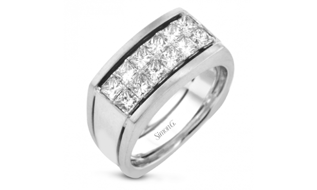 Simon G Men Ring Platinum (White) 1.45 ct Diamond - MR3099-PT