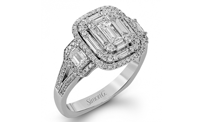 Simon G. Right Hand Ring 18k Gold (White) 1.56 ct Diamond - MR2638-18K