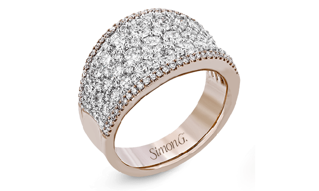 Simon G. Right Hand Ring 18k Gold (Rose, White) 2.24 ct Diamond - MR2619-18KRW