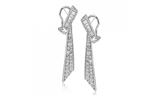 Simon G. Earring 18k Gold (White) 1.56 ct Diamond - LE4658-18KW