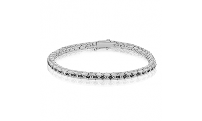 Simon G. Gent Bracelet 14k Gold (Black, White) 0.33 ct Diamond - LB2286-14KBW