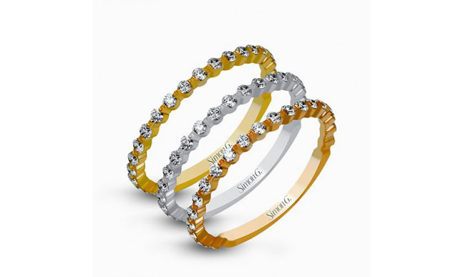 Simon G. 18k White Gold Diamond Ring Set - PR118